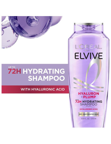 Champú Hidratante L'Oreal Paris Elvive Hyaluron Plump 373 ml