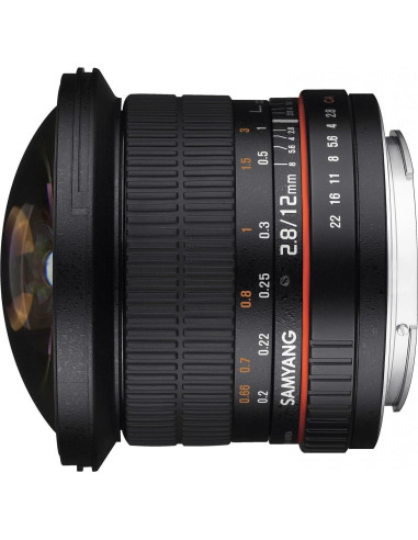 Lente Ojo de Pez Samyang 12mm F2.8 para Fuji X
