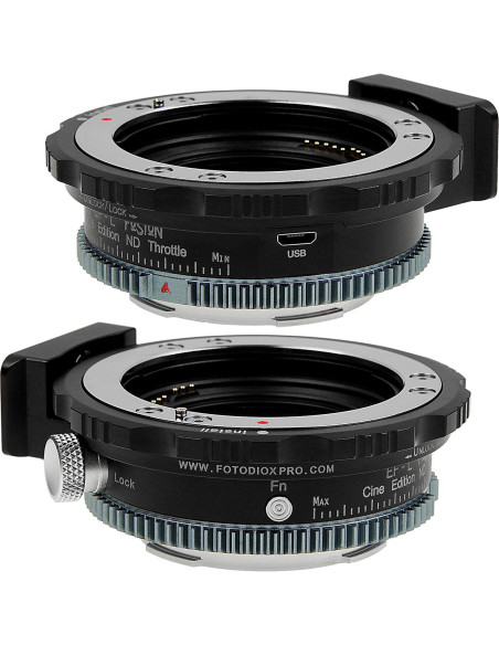 Adaptador de lente Fotodiox ND Throttle Cine para Canon EF Adaptador de lente Fotodiox ND Throttle Cine para Canon EF