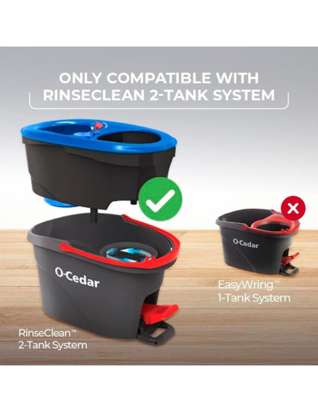 Cabezal de Mopa RinseClean Deep Clean O-Cedar | Microfibra | Lavable Cabezal de Mopa RinseClean Deep Clean O-Cedar | Microfibra | Lavable