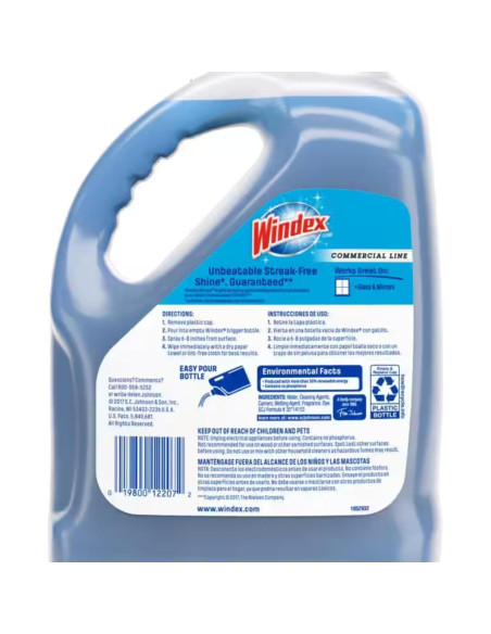 Limpiador de Vidrio Windex Original 6.13L - Spray 946ml + Recarga 5000ml Limpiador de Vidrio Windex Original 6.13L - Spray 946ml + Recarga 5000ml