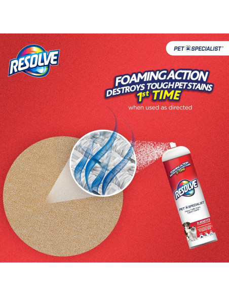 Limpiador de Alfombras Resolve Especialista en Mascotas 2x650ml Limpiador de Alfombras Resolve Especialista en Mascotas 2x650ml