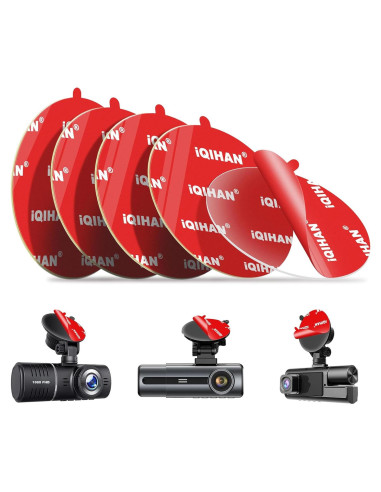 5 Almohadillas Adhesivas Doble Cara iQIHAN 63mm para Cámara