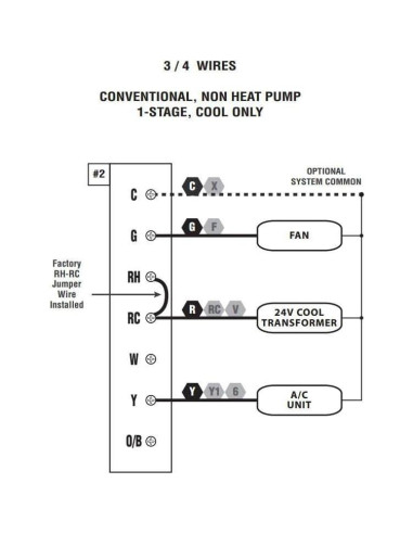 Termostato Programable LUX P711 para Aire Acondicionado y Calefacción