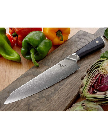 Cuchillo de Chef Mercer Culinary 20.32 cm Damasco Mango G10 Cuchillo de Chef Mercer Culinary 20.32 cm Damasco Mango G10