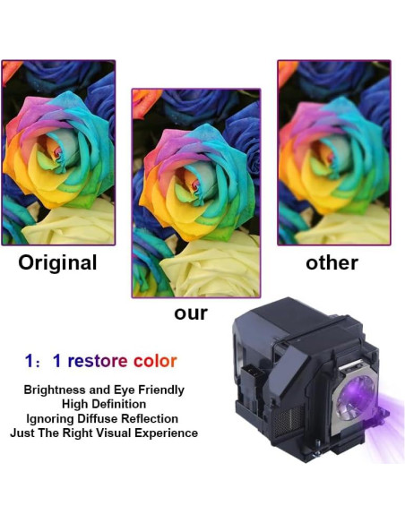 Lámpara de proyector LBTbate ELP97 4000 horas para Epson Lámpara de proyector LBTbate ELP97 4000 horas para Epson