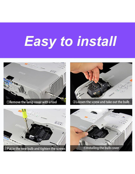 Lámpara de proyector LBTbate ELP97 4000 horas para Epson Lámpara de proyector LBTbate ELP97 4000 horas para Epson