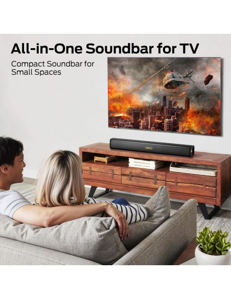 Barra de Sonido Bluetooth Monster S220 2.0CH 52mm para TV Barra de Sonido Bluetooth Monster S220 2.0CH 52mm para TV