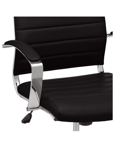 Silla de Escritorio Ejecutiva Amazon Basics, Respaldo Alto, Negro