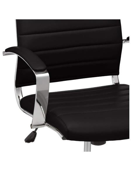 Silla de Escritorio Ejecutiva Amazon Basics, Respaldo Alto, Negro Silla de Escritorio Ejecutiva Amazon Basics, Respaldo Alto, Negro