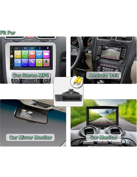 Cámara de Respaldo AHD 1080P GreenYi para BMW E82 E88 E90 E91 Cámara de Respaldo AHD 1080P GreenYi para BMW E82 E88 E90 E91