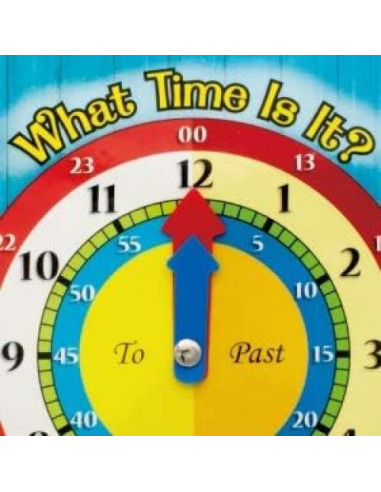 Reloj Analógico de Aprendizaje ZazzyKid - 5 Unidades para Niños