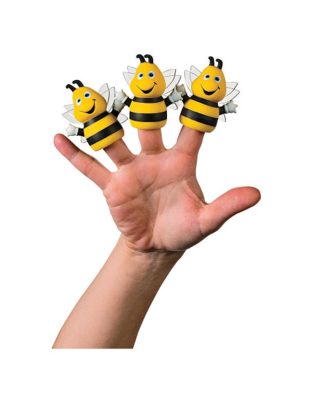 Títeres de Dedo Abeja Ocupada - 12 Piezas Vinilo Títeres de Dedo Abeja Ocupada - 12 Piezas Vinilo