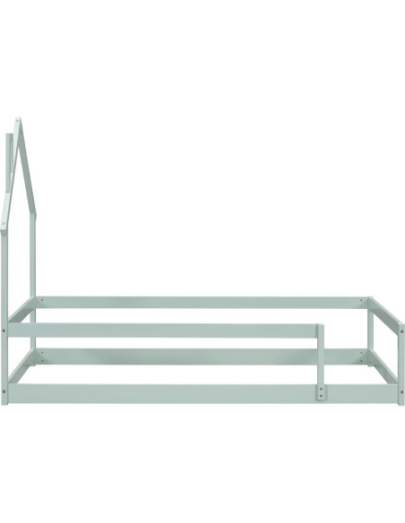 Cama de Piso Twin A ALFRESCOOL Madera Pino Verde Menta Cama de Piso Twin A ALFRESCOOL Madera Pino Verde Menta