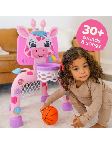 Aro de Baloncesto Jirafa Move2Play con Sonidos y Luces