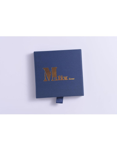 Pua de guitarra Melix Home acero inoxidable 3.2cm con cita