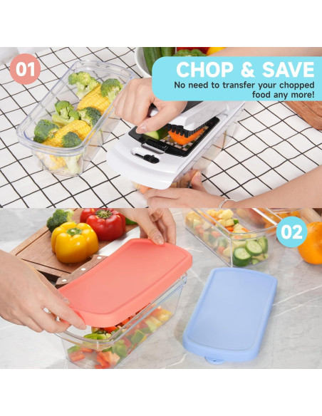 4 Organizadores de Refrigerador LUVCOSY para Verduras Herméticos 4 Organizadores de Refrigerador LUVCOSY para Verduras Herméticos