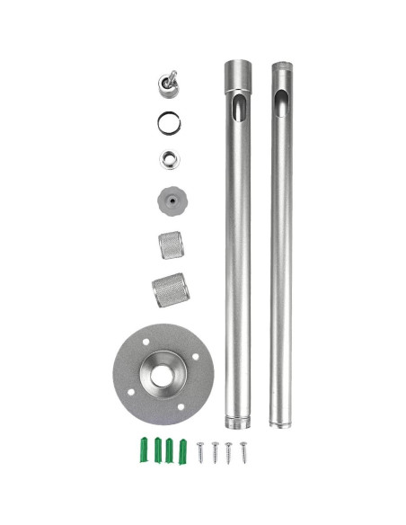 Soporte de Techo Universal para Proyector Ivosmart I-B120 Plata 20kg Soporte de Techo Universal para Proyector Ivosmart I-B120 Plata 20kg