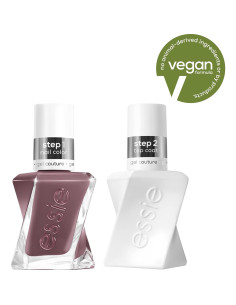 Kit de Esmalte de Uñas Essie Gel Couture Malva 5 ml x2 2