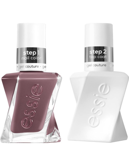 Kit de Esmalte de Uñas Essie Gel Couture Malva 5 ml x2 Kit de Esmalte de Uñas Essie Gel Couture Malva 5 ml x2