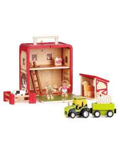 Juguete de Construcción de Madera UDEAS Granja para Niños 3+