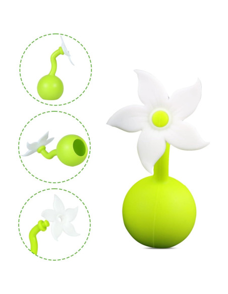 Tapón de Silicona en Forma de Flor Haakaa - Blanco Tapón de Silicona en Forma de Flor Haakaa - Blanco
