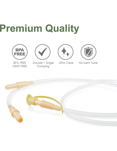 Conjunto de Tubos Maymom Compatible con Extractor Medela Freestyle