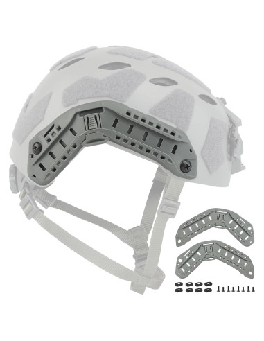 Kit de Rieles Laterales Qavctw para Casco Táctico FAST