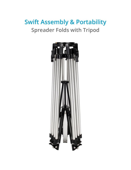Soporte de Trípode PROAIM Mitchell Aluminio 35-66 cm 250 kg Soporte de Trípode PROAIM Mitchell Aluminio 35-66 cm 250 kg