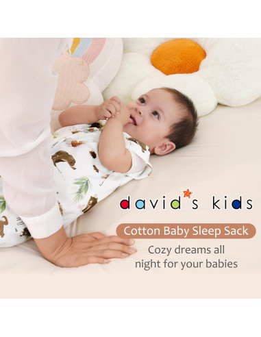 Sacos de Dormir 100% Algodón Orgánico David's Kids Mediano