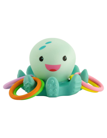 Infantino Anillo Capturador Iluminado - Pulpo Juguete de Baño 6M+ Infantino Anillo Capturador Iluminado - Pulpo Juguete de Baño 6M+