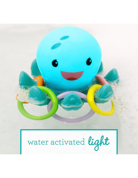 Infantino Anillo Capturador Iluminado - Pulpo Juguete de Baño 6M+ Infantino Anillo Capturador Iluminado - Pulpo Juguete de Baño 6M+