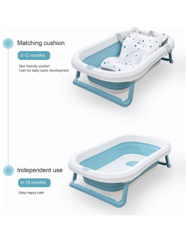 Cojín de Baño Flotante para Bebé Fdit2o3wuvptxa - Seguro y Ajustable