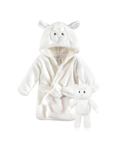 Set de Bata de Baño de Peluche Luvable Friends Bebé 0-9 Meses Set de Bata de Baño de Peluche Luvable Friends Bebé 0-9 Meses