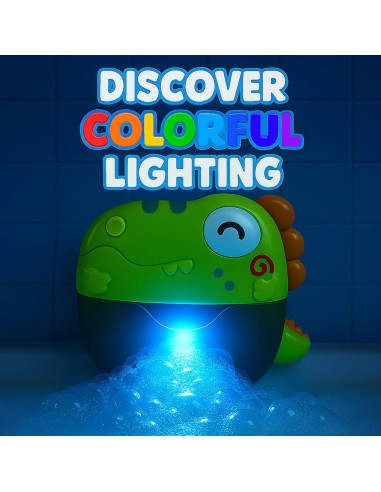 Máquina de Burbujas de Baño Atlasonix con Luces y Música