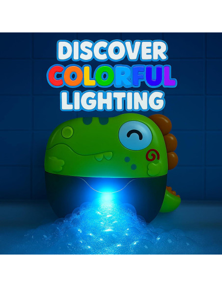 Máquina de Burbujas de Baño Atlasonix con Luces y Música Máquina de Burbujas de Baño Atlasonix con Luces y Música