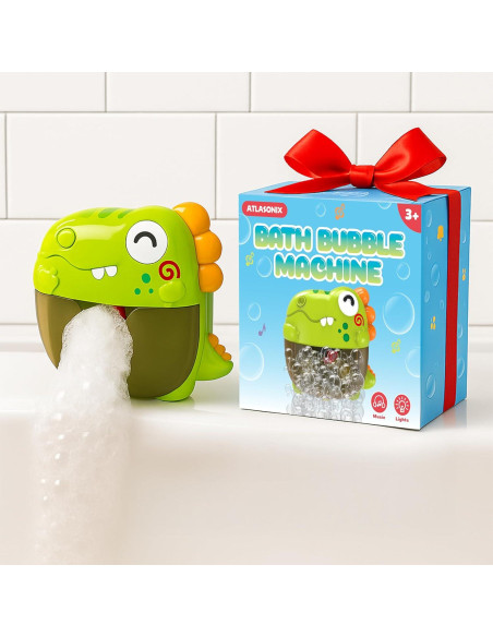 Máquina de Burbujas de Baño Atlasonix con Luces y Música Máquina de Burbujas de Baño Atlasonix con Luces y Música