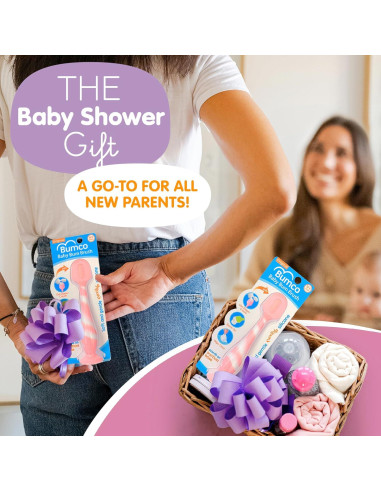 Espátula para Crema de Pañal Bumco - Silicona BPA Free Rosa