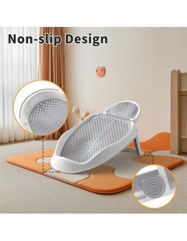 Soporte de bañera plegable GloTika para bebés hasta 9 kg