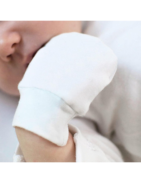Manoplas para Bebé 6 Pares Algodón Sin Rasguños 0-6 Meses Manoplas para Bebé 6 Pares Algodón Sin Rasguños 0-6 Meses