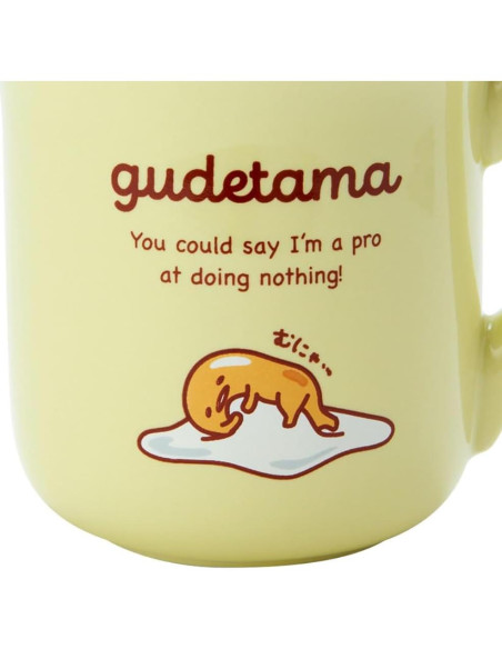 Taza de Cerámica Sanrio Gudetama Amarilla 271.5 ml Taza de Cerámica Sanrio Gudetama Amarilla 271.5 ml