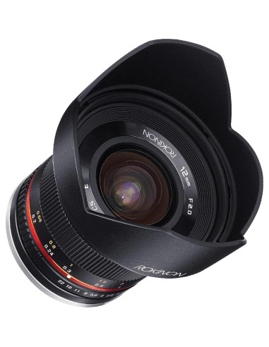 Lente Rokinon 12mm f/2.0 NCS CS para Canon M - Gran Angular