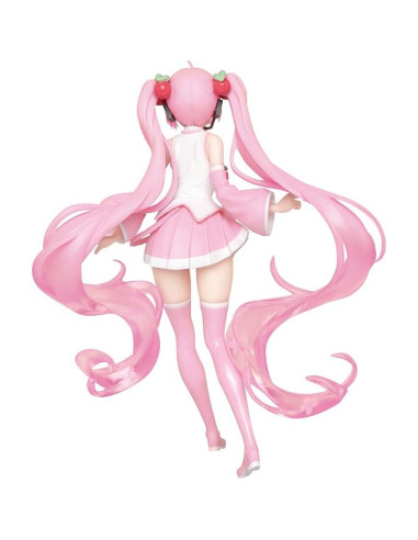 Figura de colección Taito Sakura Miku 22.9 cm con base