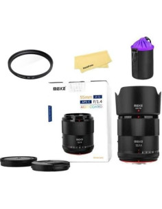 Lente Meike 55mm F1.4 Auto Enfoque para Cámaras Sony E 2
