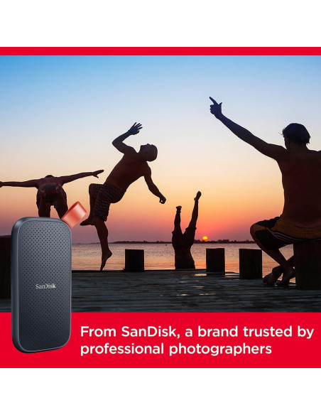 SanDisk SSD Portátil 2TB USB-C 3.2 - Velocidad 800MB/s SanDisk SSD Portátil 2TB USB-C 3.2 - Velocidad 800MB/s