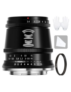 Lente TTArtisan 17mm F1.4 Gran Angular M43 - Enfoque Manual