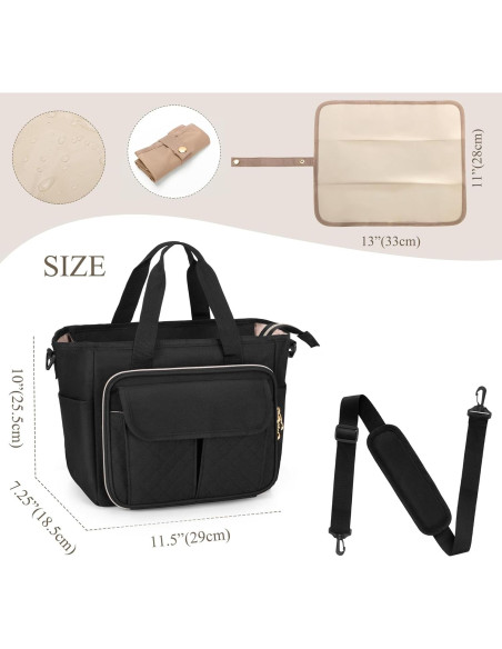 Bolsa Grande LUXJA para Extractor de Leche Portátil con Tapete Bolsa Grande LUXJA para Extractor de Leche Portátil con Tapete
