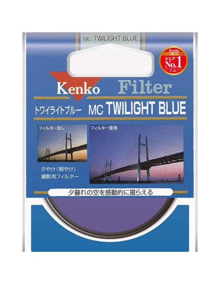 Filtro de Lente Kenko 49mm Azul Crepuscular Multicapa Filtro de Lente Kenko 49mm Azul Crepuscular Multicapa