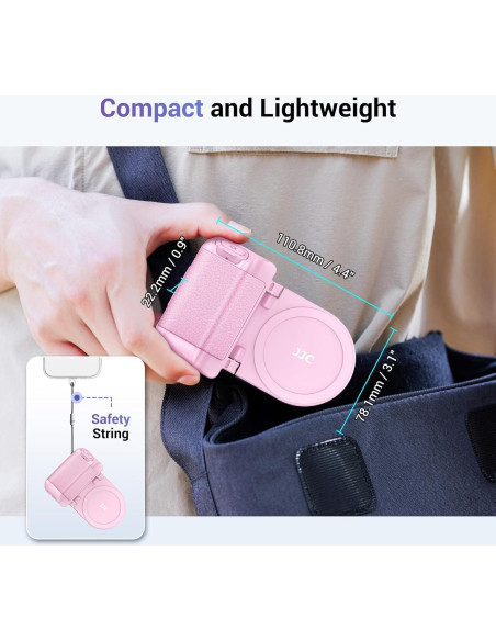 Soporte Magnético para Smartphone Jinjiacheng Rosa con Control Remoto Soporte Magnético para Smartphone Jinjiacheng Rosa con Control Remoto
