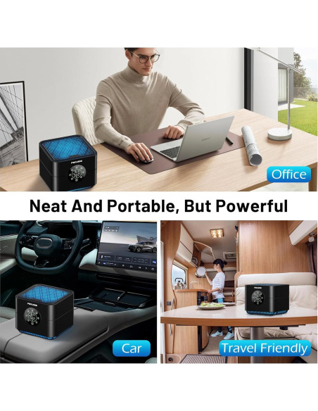 Purificador de Aire POXURIO H13 HEPA con Pantalla PM2.5 55.74 m Purificador de Aire POXURIO H13 HEPA con Pantalla PM2.5 55.74 m